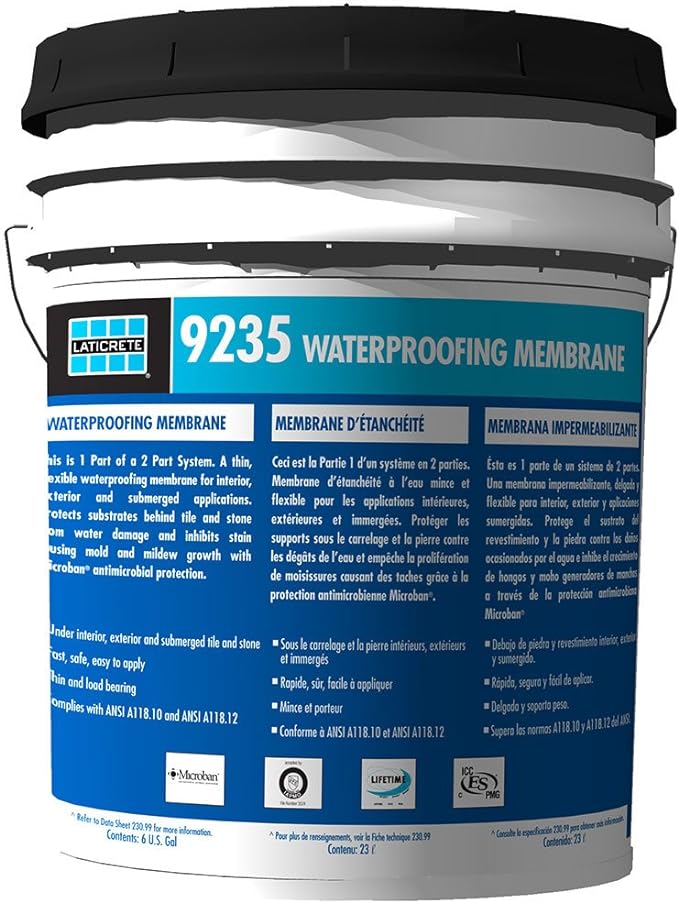 LATICRETE 9235 Waterproofing Membrane Full Unit - 6GAL